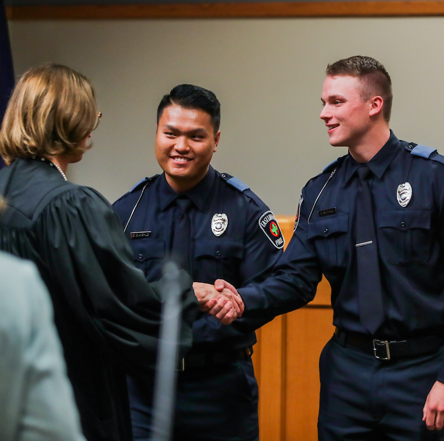 East Lansing Police Department Welcomes Two New Officers