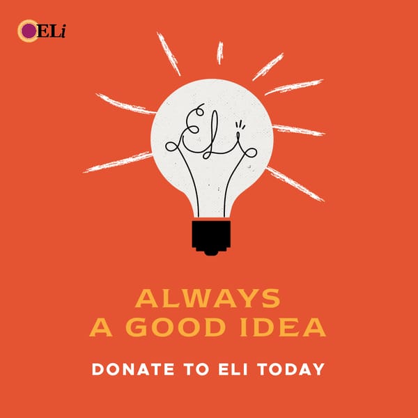 Donate Now and Help ELi Keep the Lights On